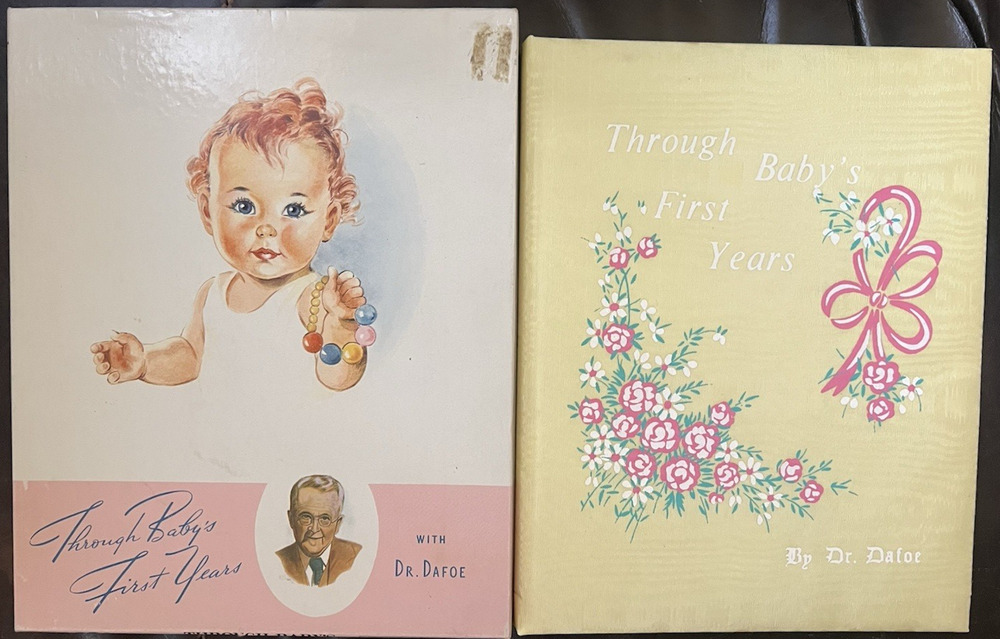 Vintage in Box Baby Memory Book Through Baby's First Years Dr Dafoe 0-7 Years